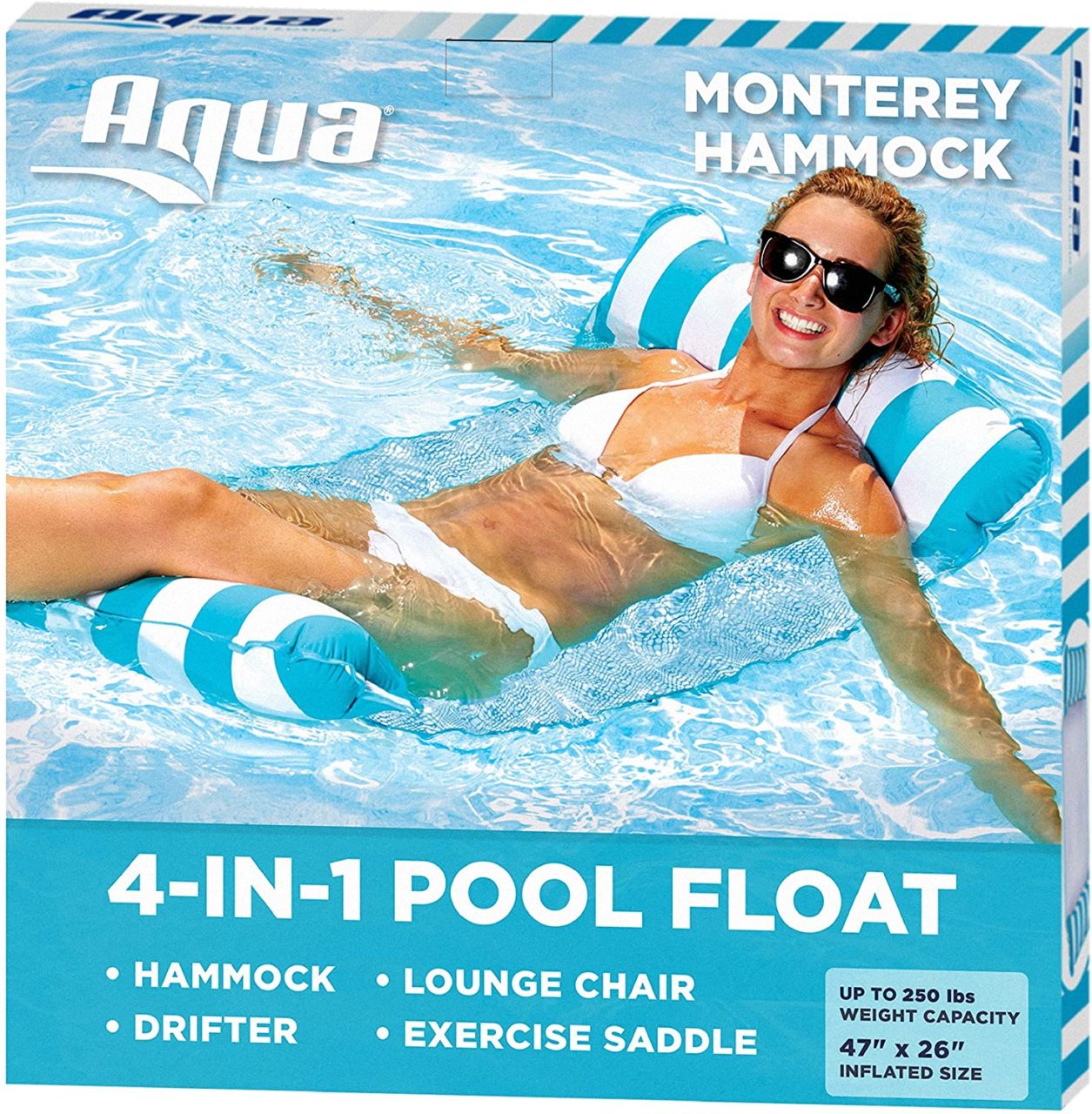 Aqua Monterey Hammock Inflatable Pool Float