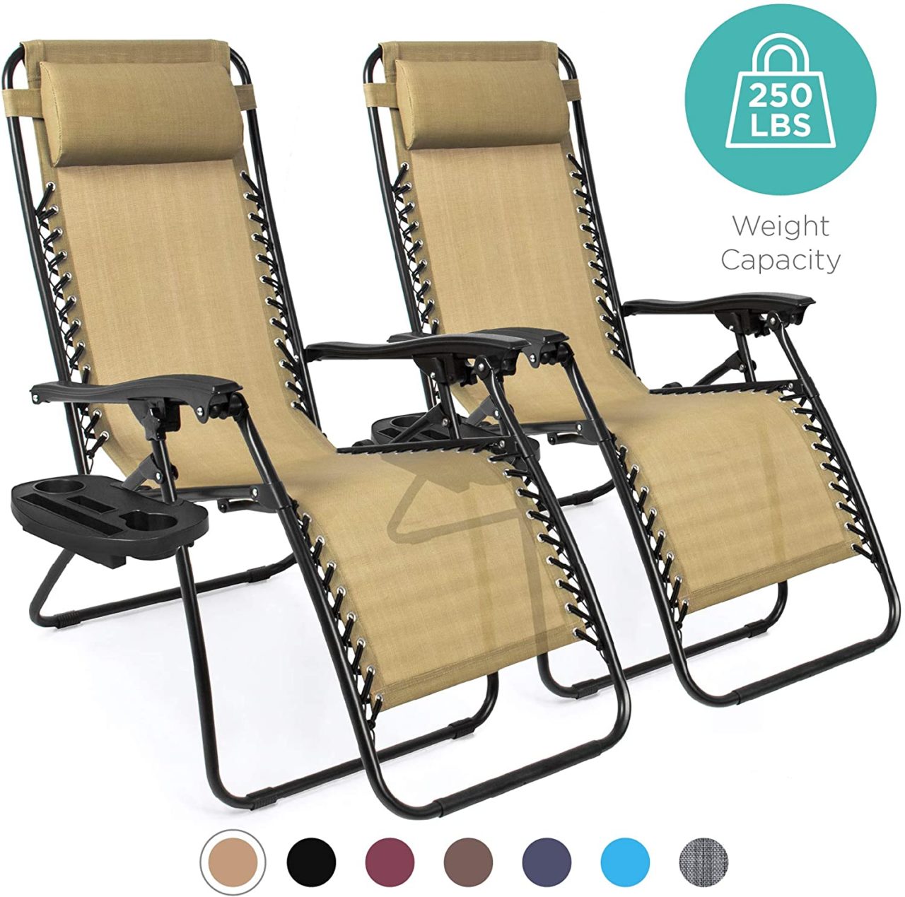 2x Zero Gravity Lounge Chairs